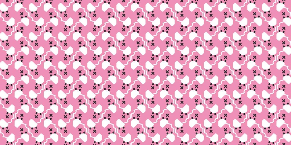 Seamless Pattern geometrical texture, background vector Stock Illustration