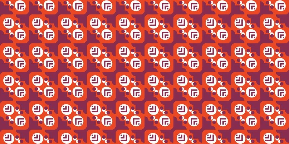 Seamless Pattern geometrical texture, background vector Stock Illustration