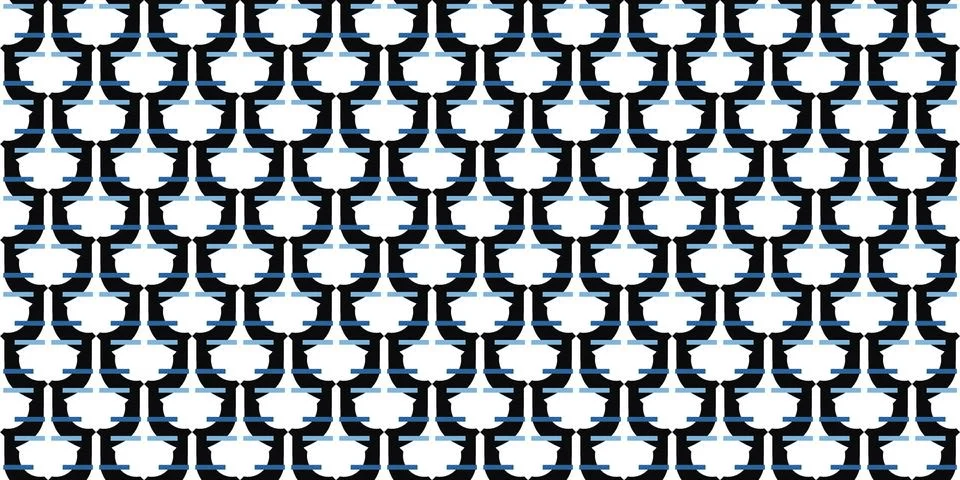 Seamless Pattern geometrical texture, background vector Stock-Illustration