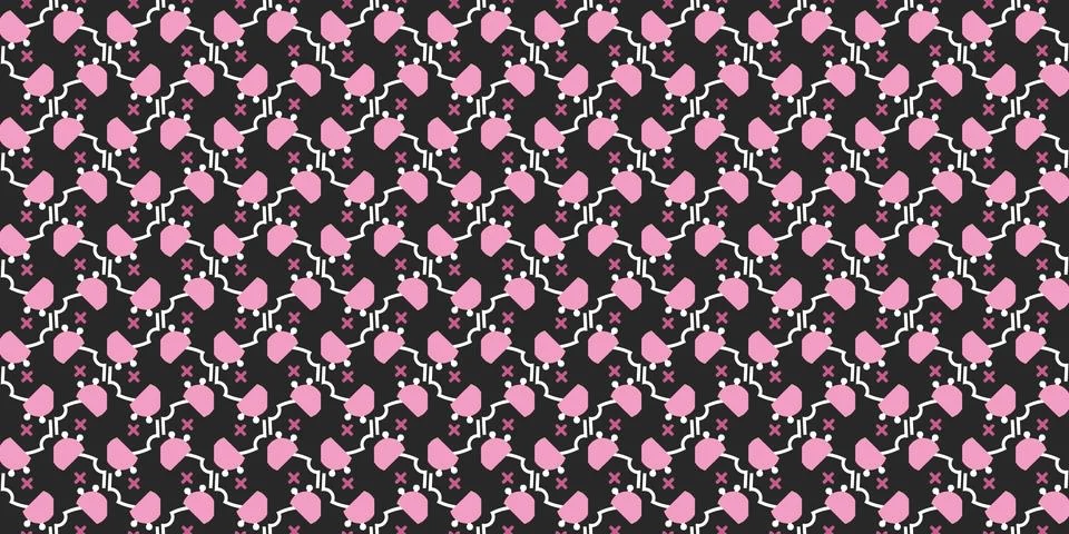 Seamless Pattern geometrical texture, background vector Stock Illustration