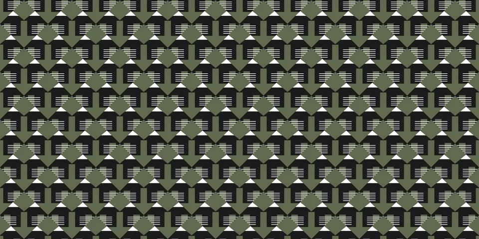 Seamless Pattern geometrical texture, background vector Stock Illustration