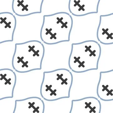 Seamless Pattern geometrical texture, background vector Illustrazione stock