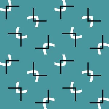 Seamless Pattern geometrical texture, background vector Stock-Illustration