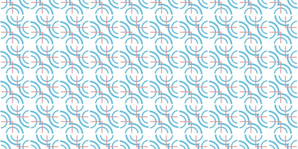 Seamless Pattern geometrical texture, background vector Stock Illustration