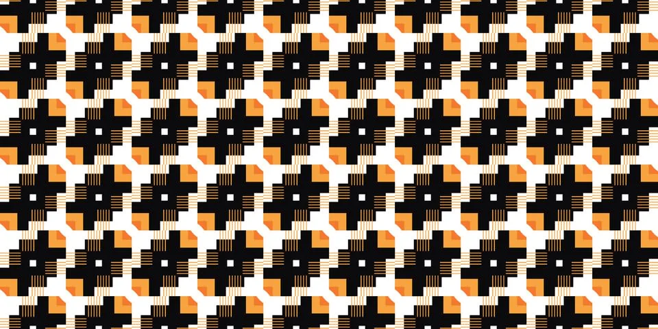 Seamless Pattern geometrical texture, background vector 库存插图