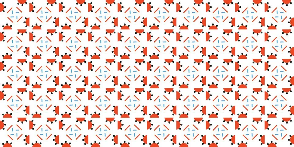 Seamless Pattern geometrical texture, background vector Stock-Illustration