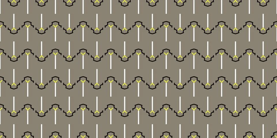 Seamless Pattern geometrical texture, background vector Stock Illustration