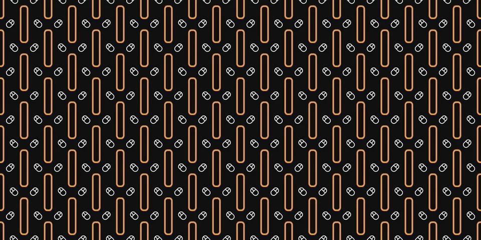 Seamless Pattern geometrical texture, background vector 库存插图