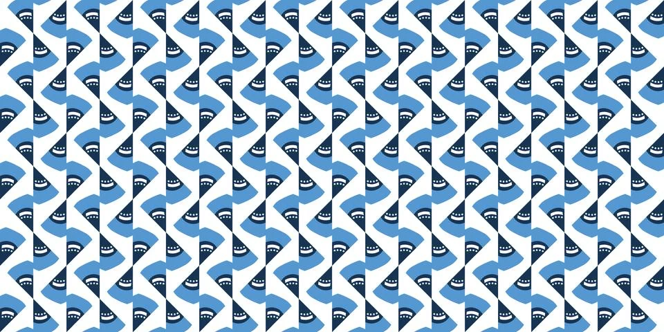 Seamless Pattern geometrical texture, background vector Stock-Illustration