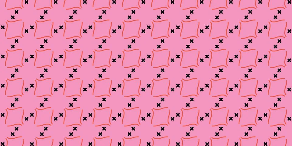 Seamless Pattern geometrical texture, background vector Stock Illustration