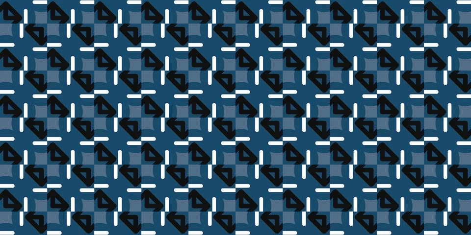 Seamless Pattern geometrical texture, background vector Stock Illustration