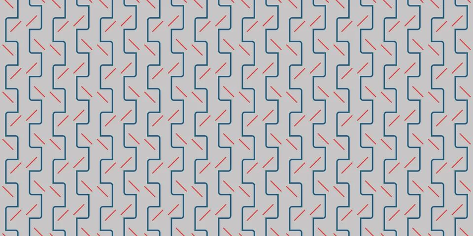 Seamless Pattern geometrical texture, background vector 库存插图