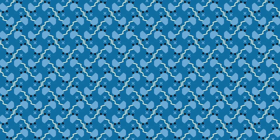 Seamless Pattern geometrical texture, background vector Stock-Illustration