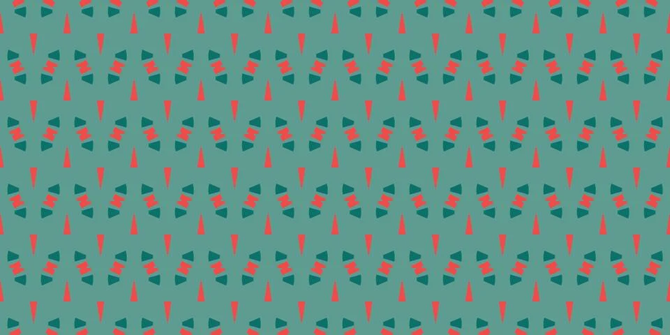 Seamless Pattern geometrical texture, background vector 库存插图