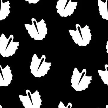 Seamless pattern of ghosts Stock Illustration
