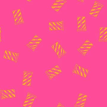 Seamless pattern gift box with pink ribbon for holiday season celebration Stock Illustration