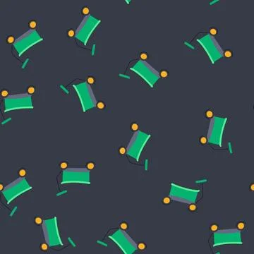 Seamless pattern gift cart toy cartoon vector イラスト素材