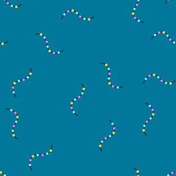 Seamless pattern gift friendship bracelet cartoon vector Stock Illustration