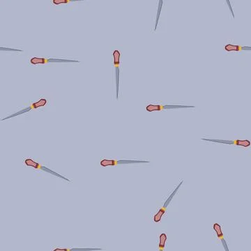 Seamless pattern gift letter opener cartoon vector イラスト素材