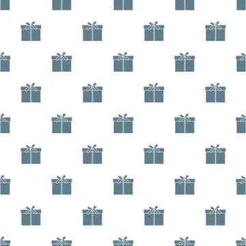 Seamless pattern with gifts boxes. Stock Illustration