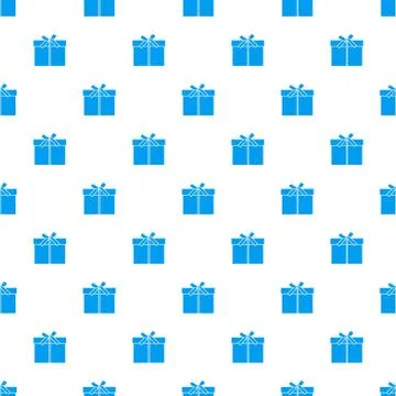 Seamless pattern with gifts boxes. Stock Illustration