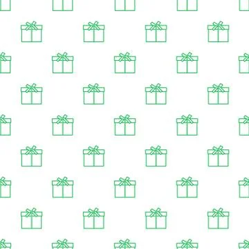 Seamless pattern with gifts boxes. Stock Illustration