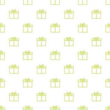 Seamless pattern with gifts boxes. Stock Illustration