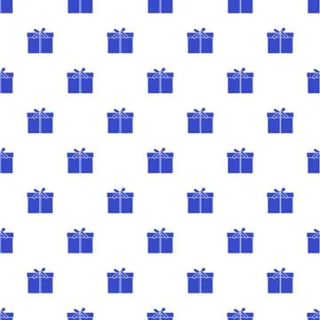 Seamless pattern with gifts boxes. Stock Illustration