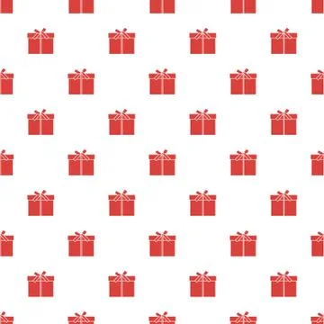 Seamless pattern with gifts boxes. Stock Illustration