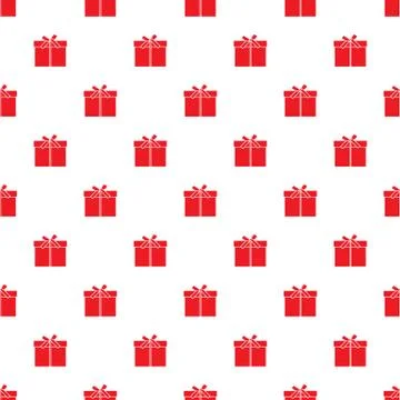 Seamless pattern with gifts boxes. Stock Illustration