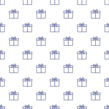 Seamless pattern with gifts boxes. Stock Illustration