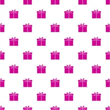 Seamless pattern with gifts boxes. Stock Illustration