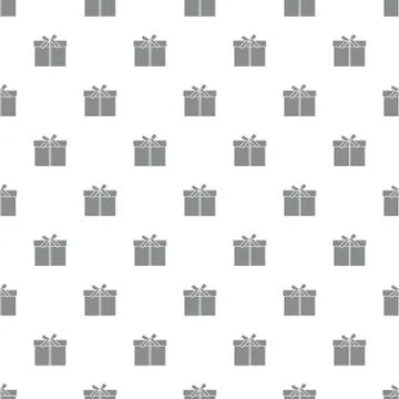 Seamless pattern with gifts boxes. Stock Illustration