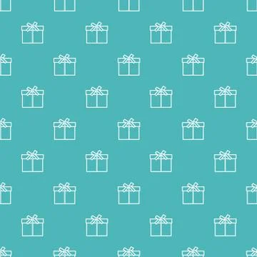 Seamless pattern with gifts boxes. Stock Illustration