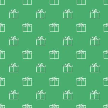 Seamless pattern with gifts boxes. Stock Illustration