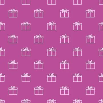 Seamless pattern with gifts boxes. Stock Illustration