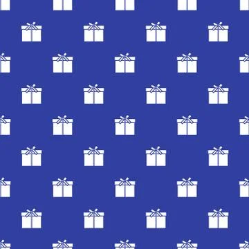 Seamless pattern with gifts boxes. Stock Illustration