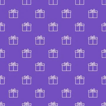 Seamless pattern with gifts boxes. Stock Illustration