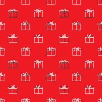 Seamless pattern with gifts boxes. Stock Illustration