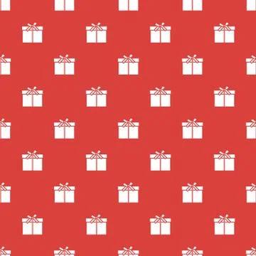 Seamless pattern with gifts boxes. Stock Illustration