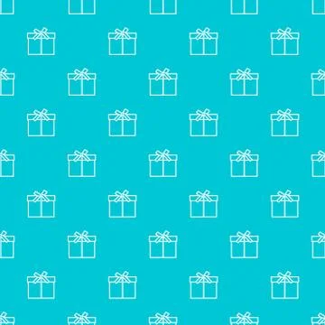 Seamless pattern with gifts boxes. Stock Illustration