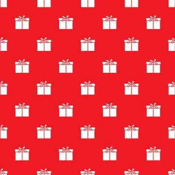 Seamless pattern with gifts boxes. Stock Illustration
