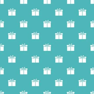 Seamless pattern with gifts boxes. Stock Illustration