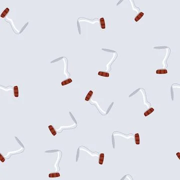 Seamless pattern glass coffee jar cartoon vector Stock Illustration