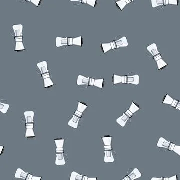 Seamless pattern glass ice drip coffee cartoon vector Stockillustratie