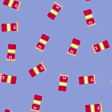 Seamless pattern glass jam jar cartoon vector Stock Illustration