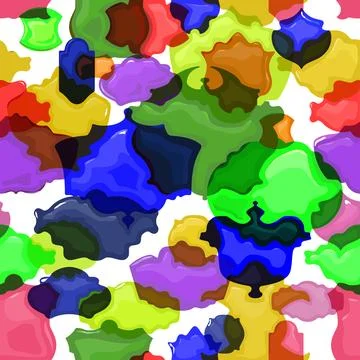 Seamless pattern of glass labels. Vector Stock Illustration