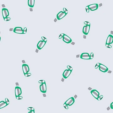 Seamless pattern glasses safety goggles cartoon vector Stock Illustration