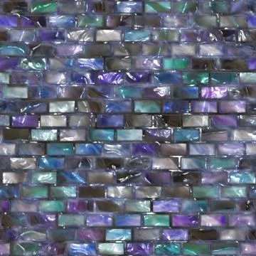 Seamless  pattern  of glossy brick wall Illustrazione stock