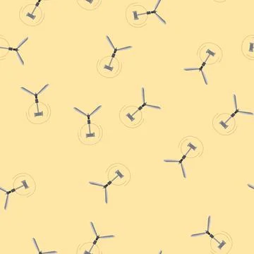 Seamless pattern glow light ring cartoon vector Stock Illustration